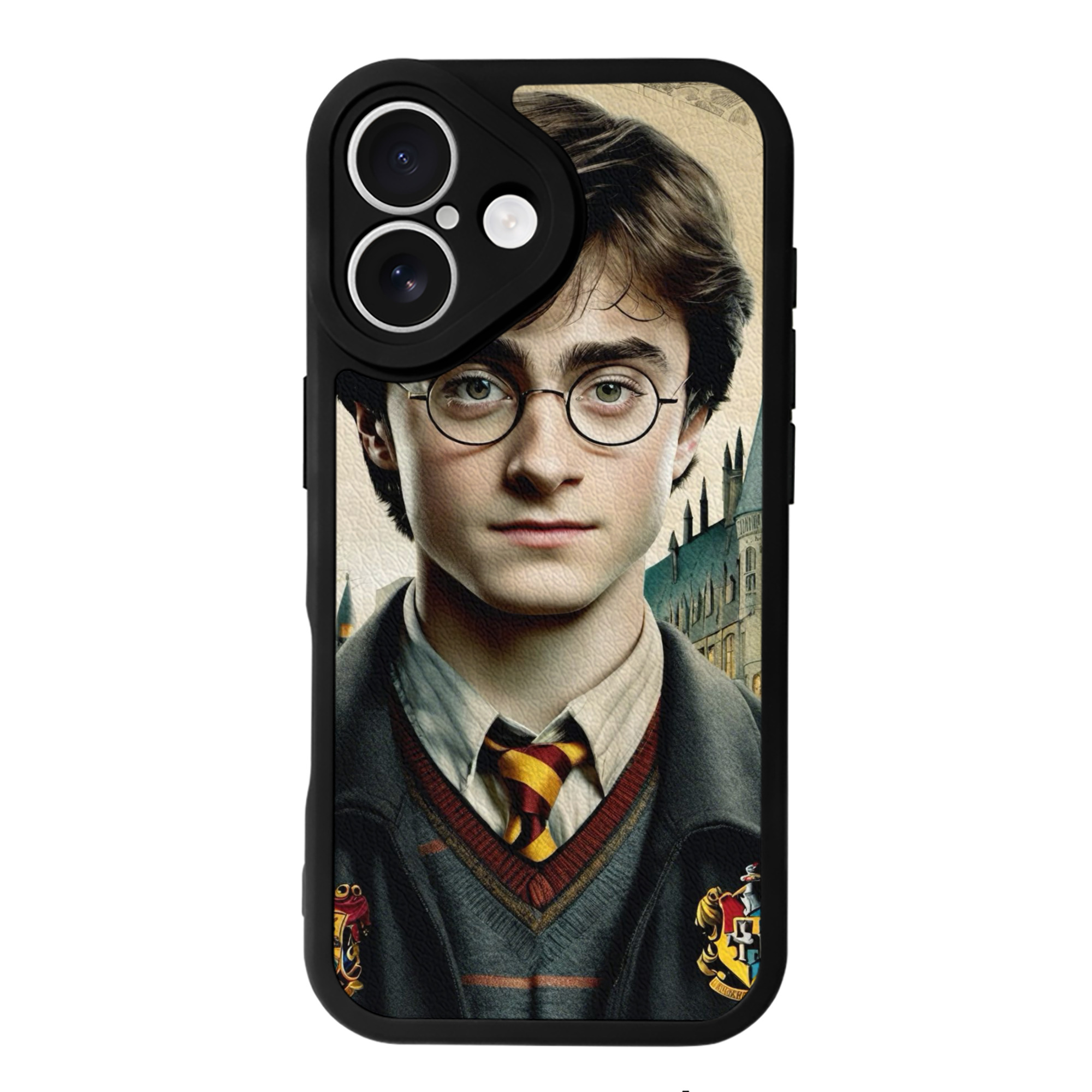 （画像用） Harry Potter ハリー・ポッターシリーズ 【iPhone 16シリーズ対応】シリコンスマホケース（レザー調） 材質：シリコン